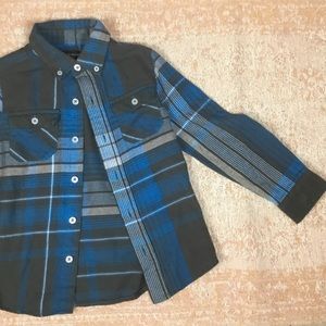 Boys flannel Button Down